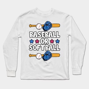 Baseball Or Softball Long Sleeve T-Shirt